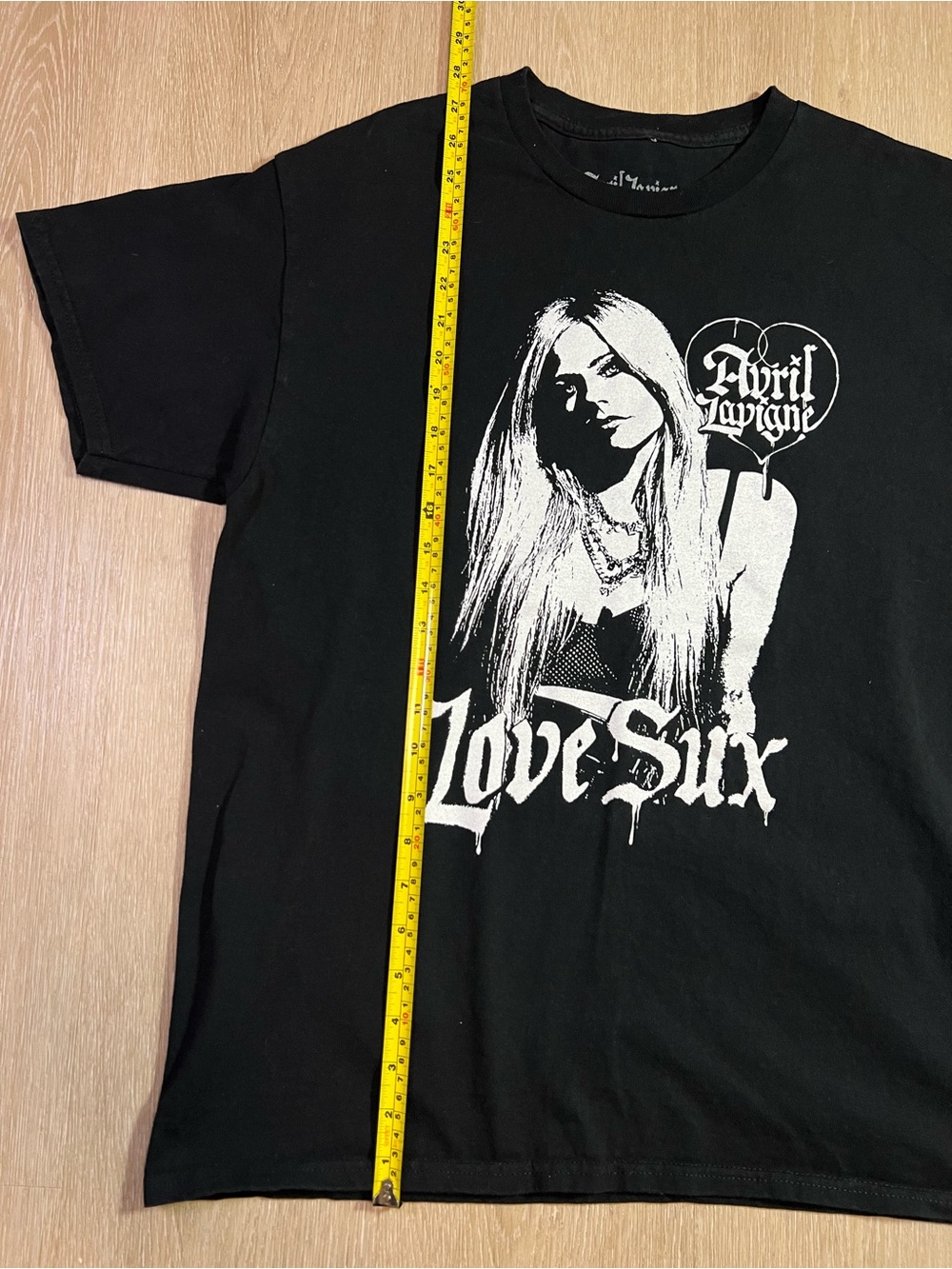 Avril Lavigne Love SuxBlack Graphic Tee Official 2022 Concert Merch Canada Tour - Picture 4 of 7